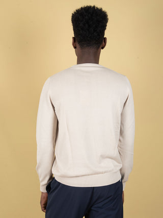 Maglia in Filo di Cotone - Crema