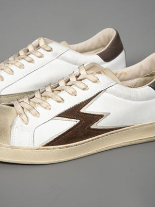 Sneakers Iconic - Logo Marrone