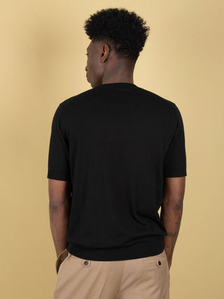Maglia in Seta - Nero