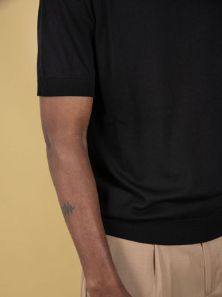 Maglia in Seta - Nero
