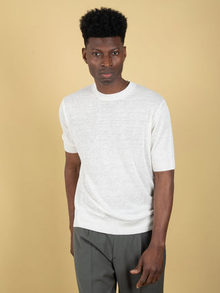 Maglia in Lino - Panna
