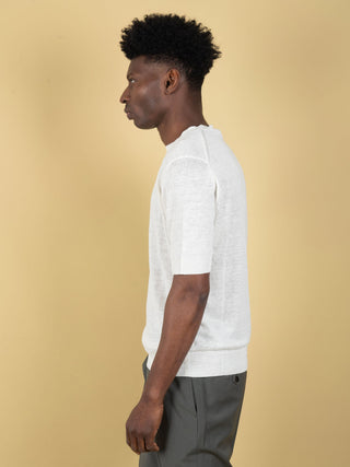 Maglia in Lino - Panna