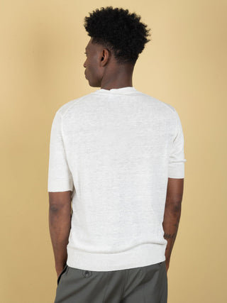 Maglia in Lino - Panna