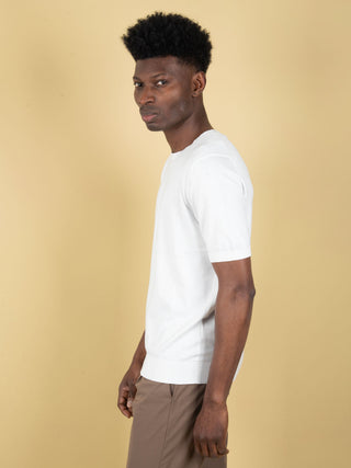 Maglia in Cotone Suvin - Bianco