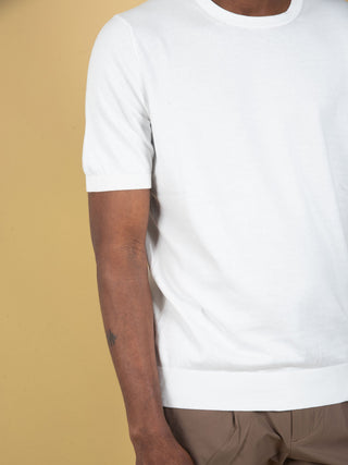 Maglia in Cotone Suvin - Bianco