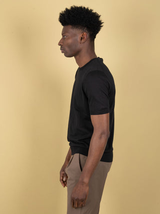 Maglia in Cotone Suvin - Nero
