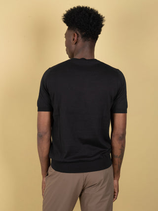 Maglia in Cotone Suvin - Nero