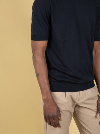 Maglia in Cotone Suvin - Blu Notte