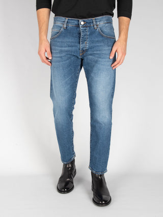 Denim 'Farran' Stretch - Denim Medio