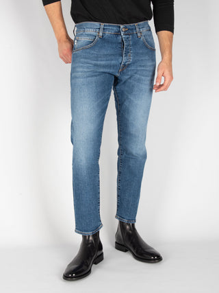 Denim 'Farran' Stretch - Denim Medio