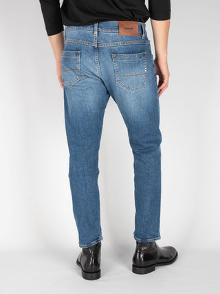 Denim 'Farran' Stretch - Denim Medio