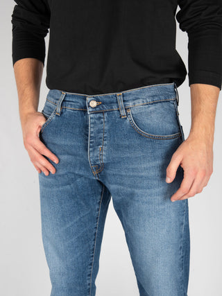 Denim 'Farran' Stretch - Denim Medio