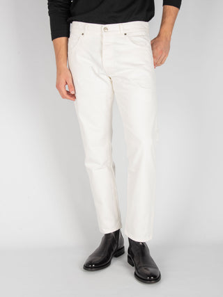 Bull Denim 'Farran' - Bianco