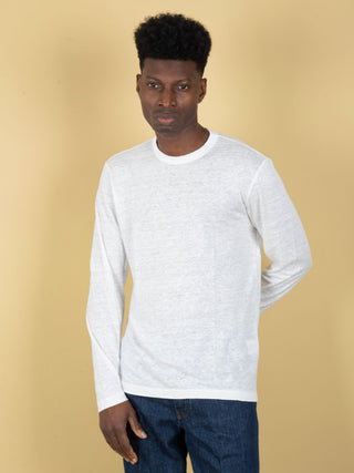 Maglia in Lino - Bianco