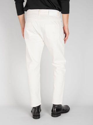 Bull Denim 'Farran' - Bianco