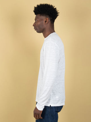 Maglia in Lino - Bianco