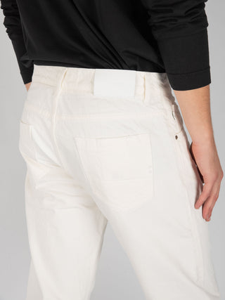 Bull Denim 'Farran' - Bianco