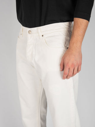 Bull Denim 'Farran' - Bianco