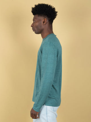 Maglia in Lino - Smeraldo