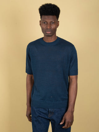 Maglia in Lino - Oceano