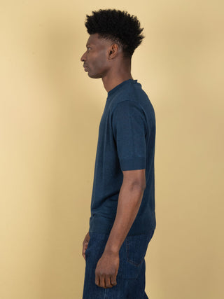Maglia in Lino - Oceano
