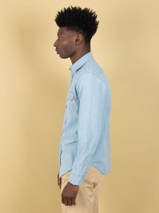 Camicia Texana Chambray - Denim Chiaro