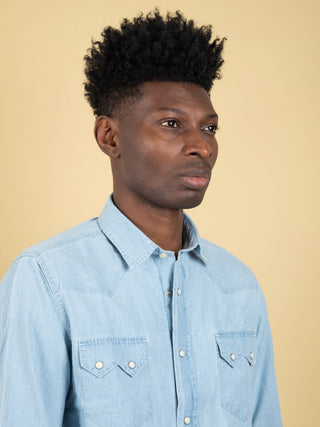 Camicia Texana Chambray - Denim Chiaro