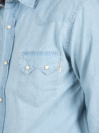 Camicia Texana Chambray - Denim Chiaro