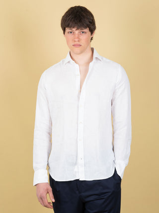 Camicia in Lino - Bianco