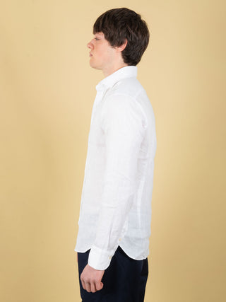 Camicia in Lino - Bianco