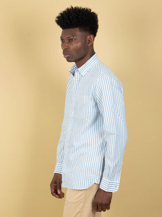 Camicia Oxford - Celeste/Bianco