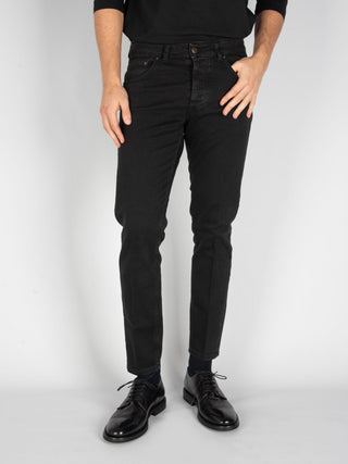 Bull Denim 'Davis Shorter' - Nero