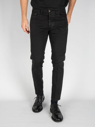 Bull Denim 'Davis Shorter' - Nero