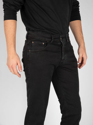 Bull Denim 'Davis Shorter' - Nero