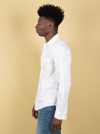 Camicia Texana Oxford - Bianco
