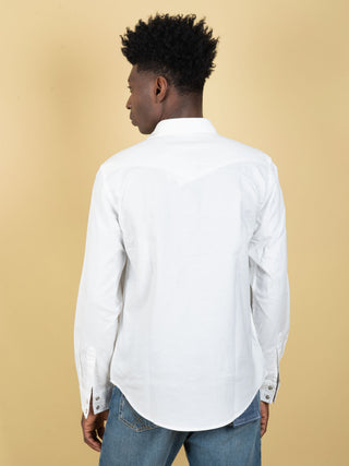 Camicia Texana Oxford - Bianco