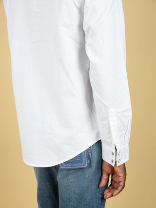 Camicia Texana Oxford - Bianco