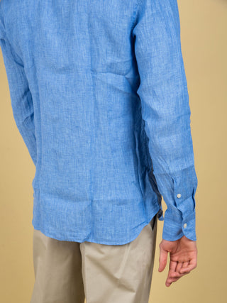 Camicia in Lino - Azzurro