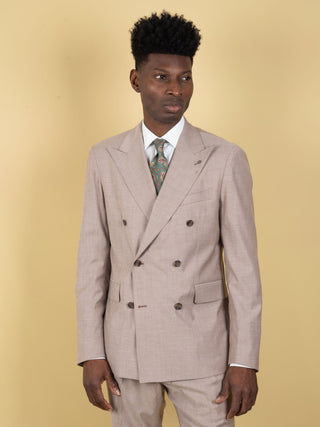 Abito Vesuvio Doppiopetto  - Tortora