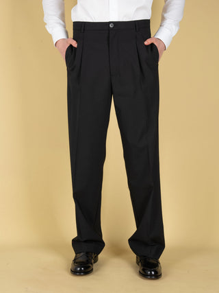 Pantalone Lana - Nero