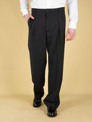 Pantalone Lana - Nero