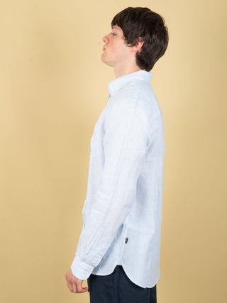 Camicia Adan - Bianco/Celeste