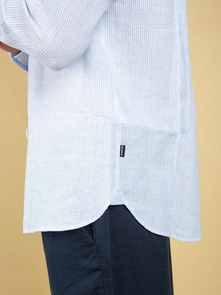 Camicia Adan - Bianco/Celeste