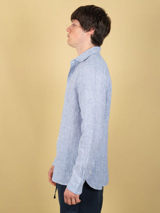 Camicia Alfredo - Bianco/Blu