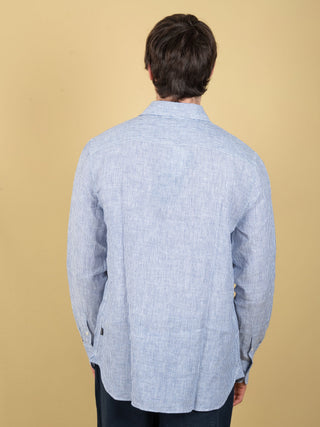 Camicia Alfredo - Bianco/Blu