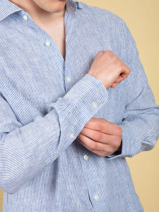 Camicia Alfredo - Bianco/Blu