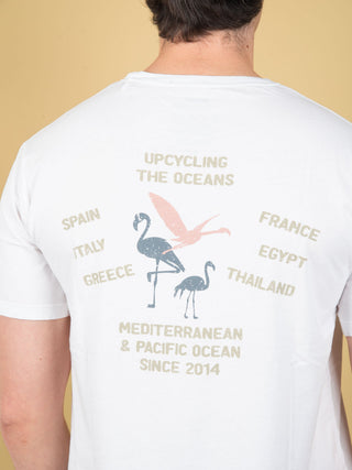 T-Shirt Flam - Bianco