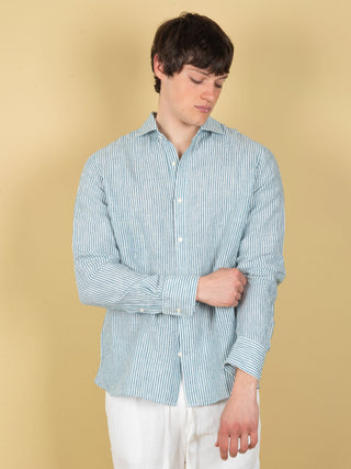 Camicia Alfredo - Bianco/Verde