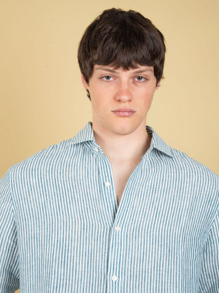 Camicia Alfredo - Bianco/Verde