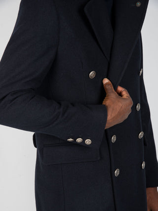 Cappotto 'Anubi ' - Blu Notte